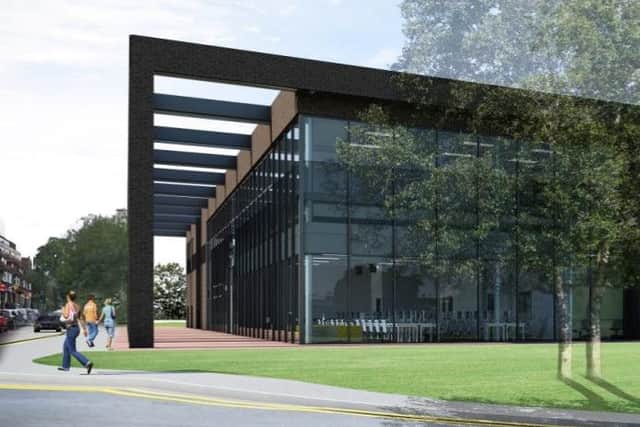 An artist's impression of the new college.