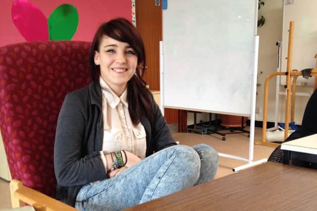 Health and social care trainee Bex Taylor.