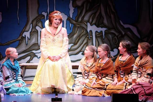 Cilla Black stars as the Fairy Godmother at the Waterside Theatre's first pantomime - Cinderella - in October 2010