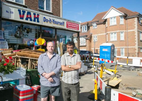 Jason Glover from Berkhamsted Decorating Supplies and Naresh from VAH