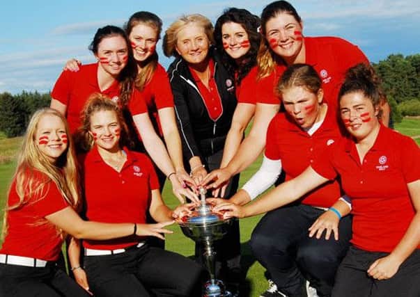 Englands girls continued their dominance of the Girls Home Internationals. Picture (c) Cal Carson Golf Agency