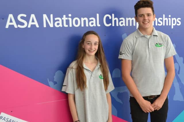 Berkhamsted SC duo Abbie Hurst and Christian Nel represented their club at the English Championships