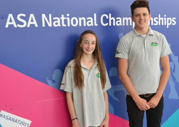 Berkhamsted SC duo Abbie Hurst and Christian Nel represented their club at the English Championships