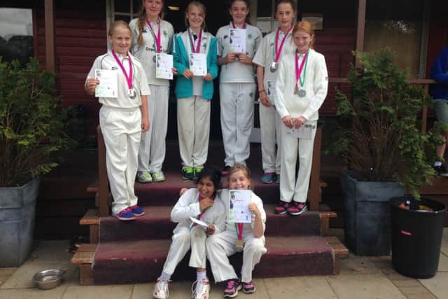 The Boxmoor U11 girls finished as runners-up in the County Cup
