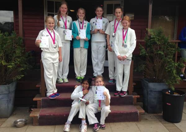 The Boxmoor U11 girls finished as runners-up in the County Cup