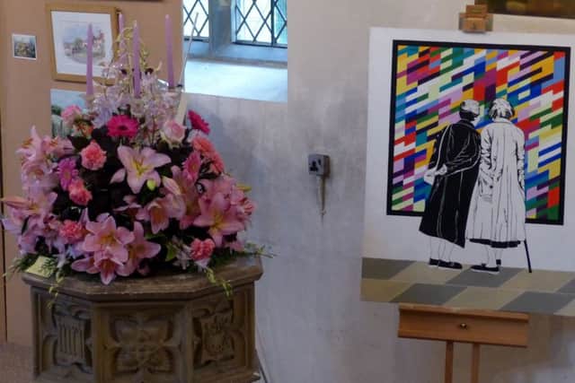 St Lawrence Church flower festival from a previous year