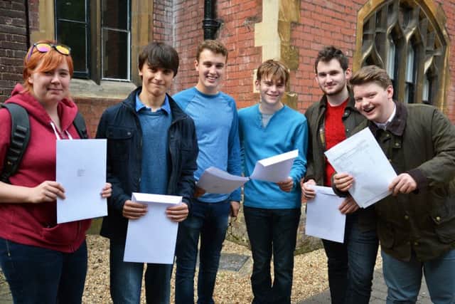 Berkhamsted A level results Poppy Ambler, Thomas Gould, Charlie Masters, Adam Armytage, Thomas Miller and Ollie Carr