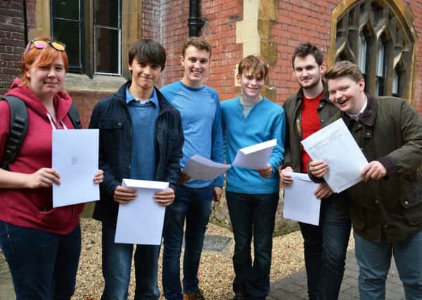 Berkhamsted A level results Poppy Ambler, Thomas Gould, Charlie Masters, Adam Armytage, Thomas Miller and Ollie Carr
