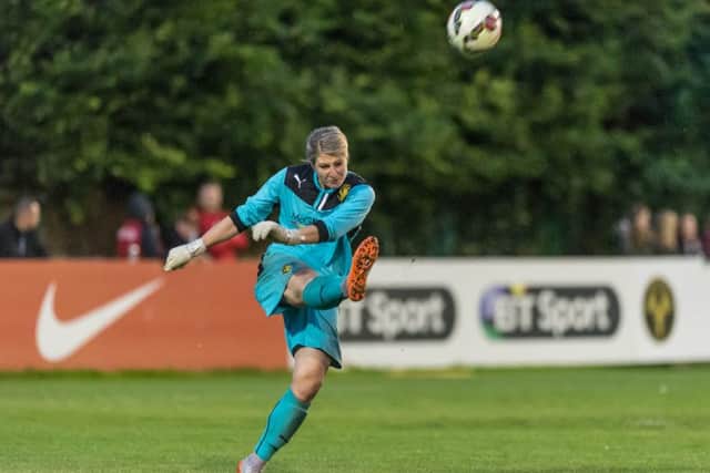 Match action from Watford Ladies' defeat to Chelsea Ladies. Picture (c) Andrew Waller/AW Images