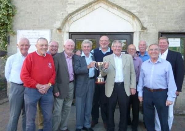 The Shendish Manor Golf Club seniors have won the 4 Clubs League Trophy title for 2015
