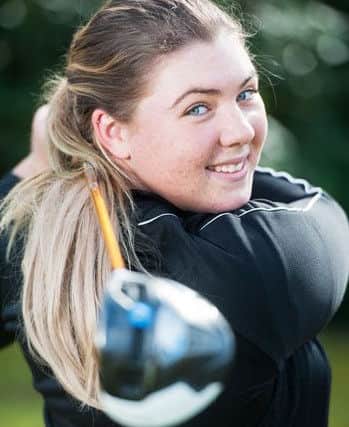 Alice Hewson made it two wins from two starts on the US womens college circuit. Image (c) Leaderboard Photography