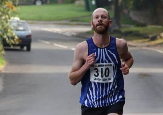 Luke Delderfield took first place in the Barnstaple Half Marathon