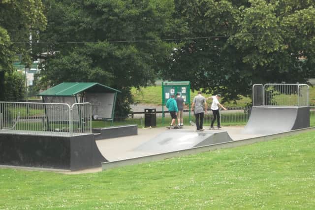 Canal Fields skate park.