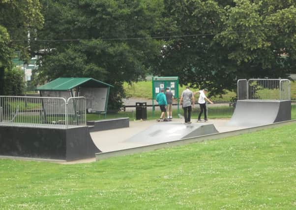 Canal Fields skate park.