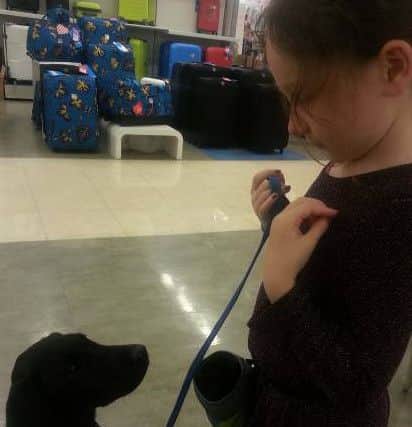 In training: Bounce with Sam's daughter Sophie.