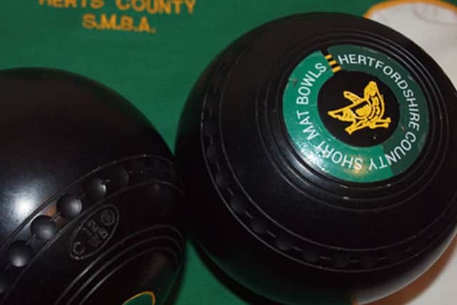 Hertfordshire short mat bowls