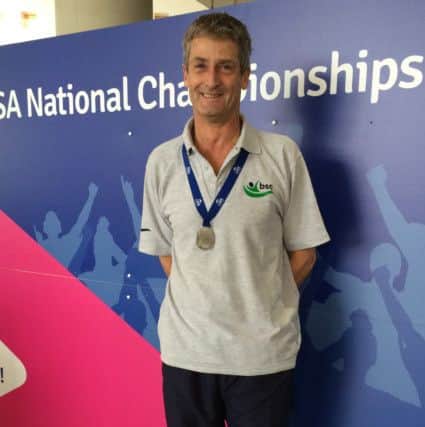 Mark Strakosch won a silver medal at the GB Masters short course championships