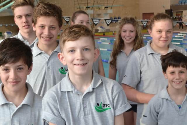 The Berkhamsted Swimming Club youngsters