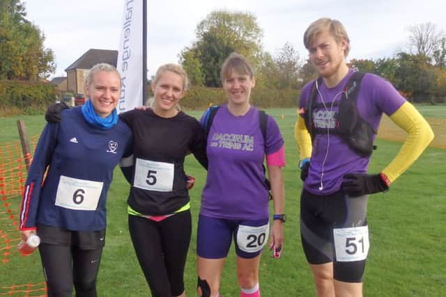 Ania Gabb, Kelly Du Buisson, Samantha Hawkridge and Duncan Hamilton tackled the Stort30 challenge