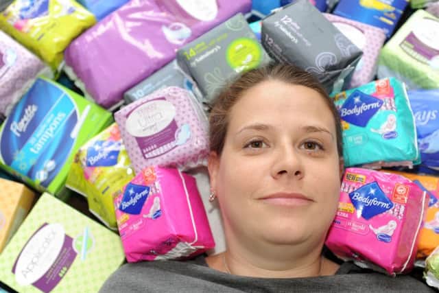 Tampon tax campaign.