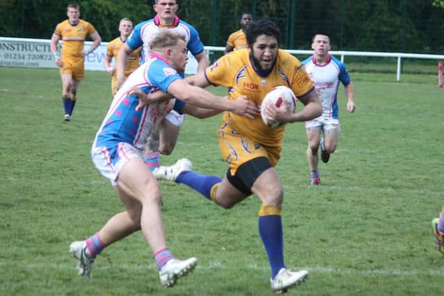 Jy-mel Coleman in action for Hemel Stags this season. Picture (c) Kevin Read
