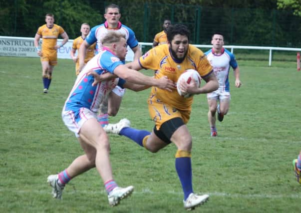 Jy-mel Coleman in action for Hemel Stags this season. Picture (c) Kevin Read