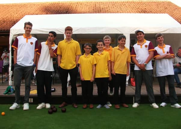 The Berkhamsted Bowls Club juniors played a major role in helping the club to be named National Club of the Year