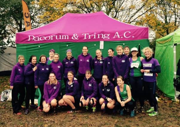 The Dacorum & Tring AC senior ladies' team finished first in the second race of Division 2 of the Chiltern League