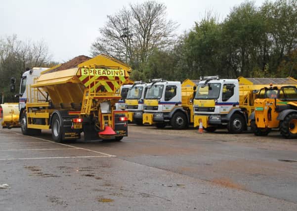 A Herts County Council gritter