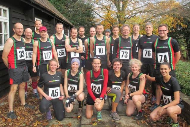 A team of 26 Gade Valley Harriers athletes took on the 10K challenge of Herberts Hole PNL-151116-101741002