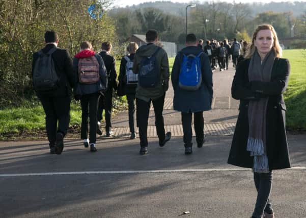 Parent Louise Atkins is concerned for Tring School pupils crossing Station Road, Tring