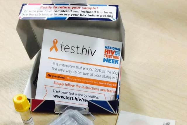 HIV home testing kits.