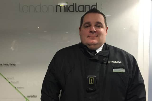 London Midland staff wearing body cameras