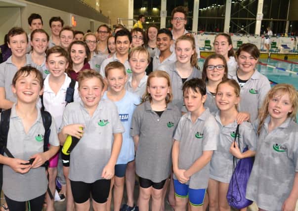 Berkhamsted Swimming Club were all smiles at the final round of Arena League in Luton
