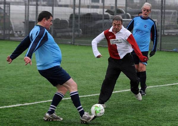 Walking football has been a big hit throughout the country. Picture (c) Andrew Roe/AHPIX LTD