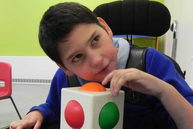 Watford Mencap used Youth Council grant money to buy The Skoog, a new accessible musical instrument PNL-161101-115418001