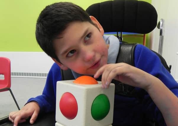 Watford Mencap used Youth Council grant money to buy The Skoog, a new accessible musical instrument PNL-161101-115418001