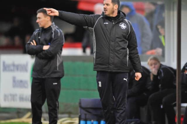 Hemel Town FC manager Dean Brennan. Picture (c) Terry Rickeard
