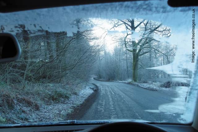 Winter driving advice.
