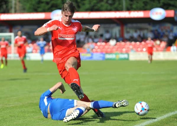 Oliver Hawkins in action for the Tudors. Picture (c) Terry Rickeard