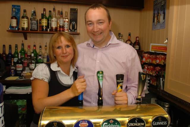 Mel and Neil Cutmore at Martins Pond in Potten End
