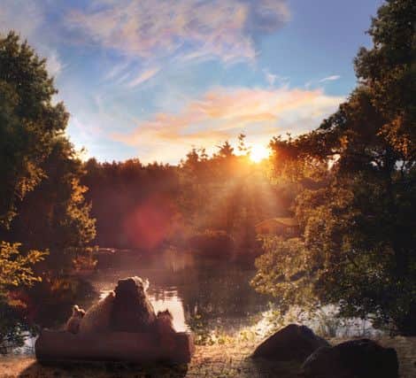 A still from the new Center Parcs advert