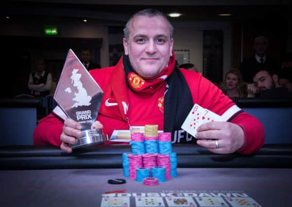 Hemel Hempstead resident Daniel McNairney, who won £35,000 at the partypoker Grand Prix Poker Tour event