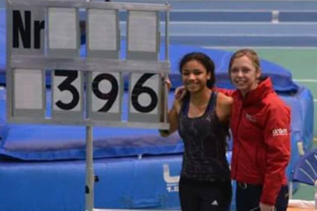 Jess Robinson won the U20 competition at Vault Cardiff