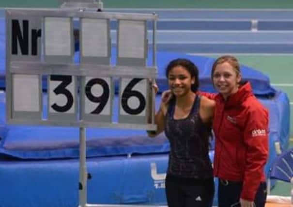 Jess Robinson won the U20 competition at Vault Cardiff