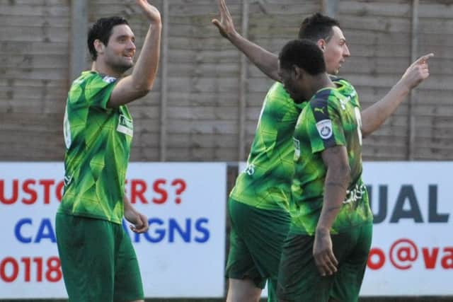Jamie Slabber, Dennis Oli and Adam Bailey-Dennis are all in contention for Saturday's game. Picture (c) Terry Rickeard