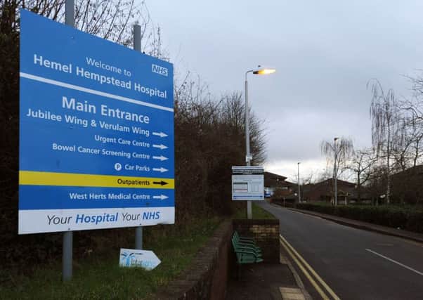 Hemel Hempstead Hospital, which would become a 'medical hub' if the Dacorum Patients' Group plans get the green light