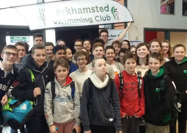 The Berkhamsted swimmers claimed 10 age group gold medals, nine age group silvers and 11 age group bronzes