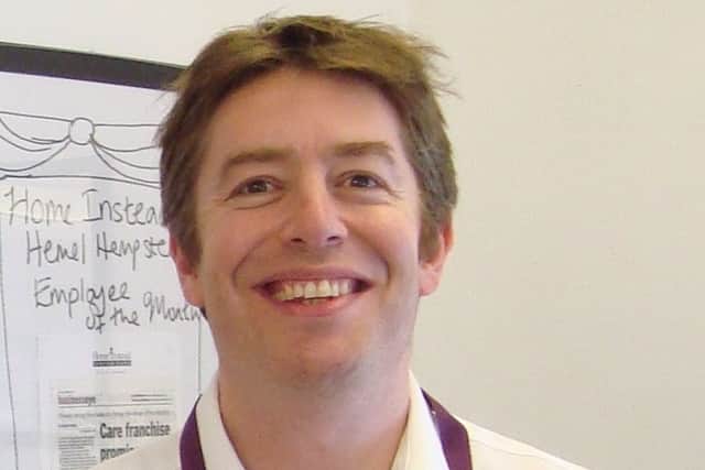 Jeremy Lane, owner of Home Instead Hemel Hempstead