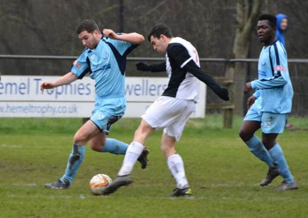 Mitchell Weiss hit the winner for Kings Langley against Leighton. Picture (c) Chris Riddell